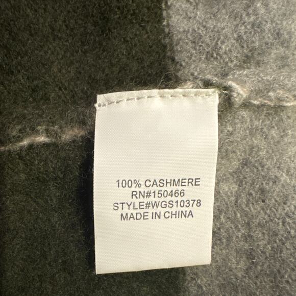 41 Hawthorn Rella Cashmere crewneck striped green, gray, tan  size small - Picture 11 of 11